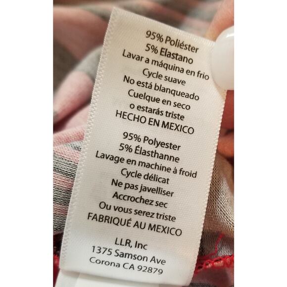 NWT's LuLaRoe Black & Red Striped "Summer" Career Casual Tank Sun Dress Size XL - Picture 7 of 7